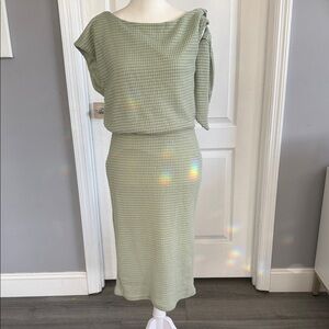 Cupshe Sage Green Midi Dress